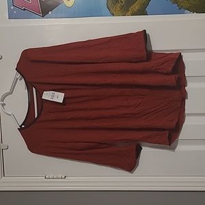 Burnt Red/Orange Dress Shirt